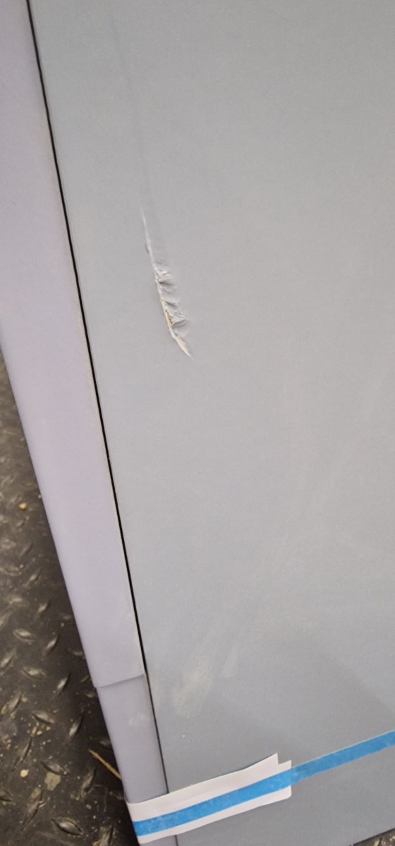 SCHADEMODEL: Muebles Renoir wastafel onderkast 80cm lichtblauw
