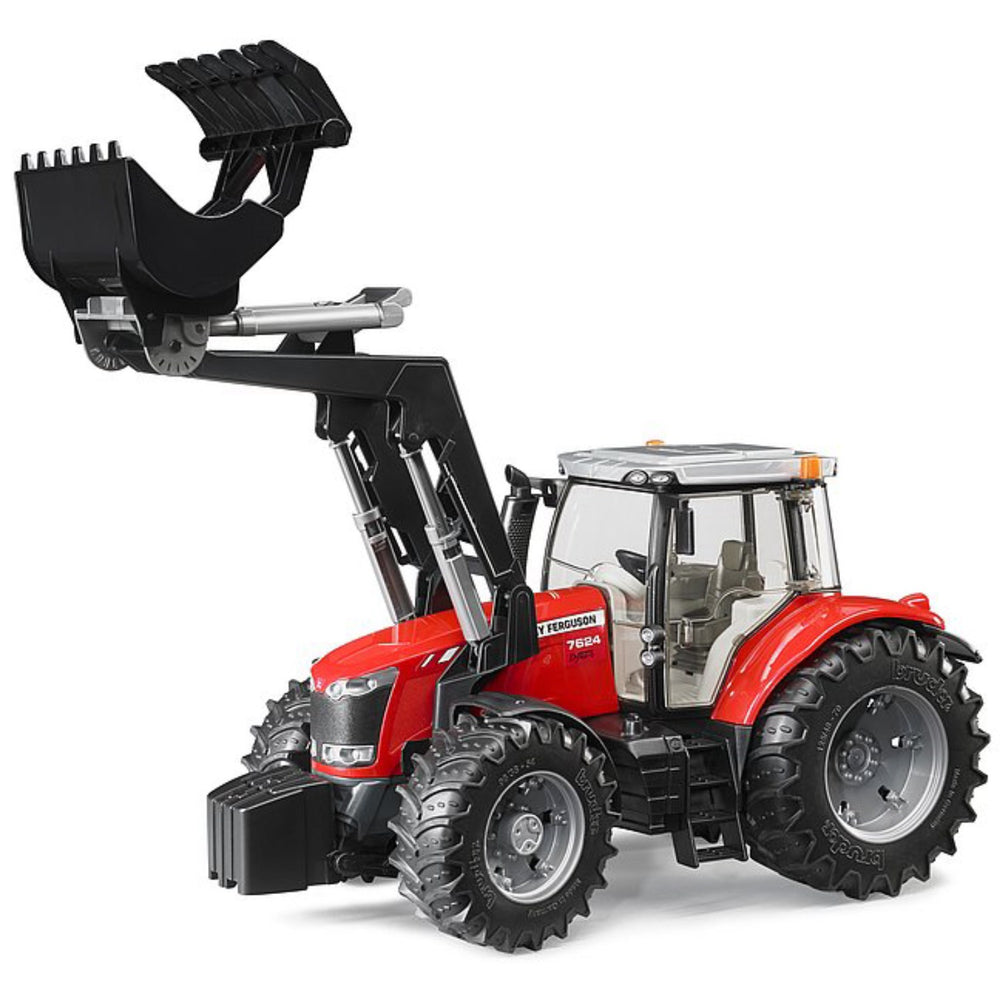 Køb Bruder Massey Ferguson 7624 with frontloader