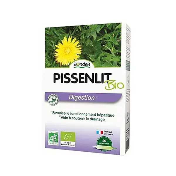 Biotechnie Digestão Orgânica Dente-de-leão 20 ampolas