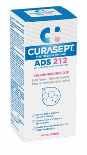 Curasept ADS 212 Mondspoeling 0.12% CHX 200ML