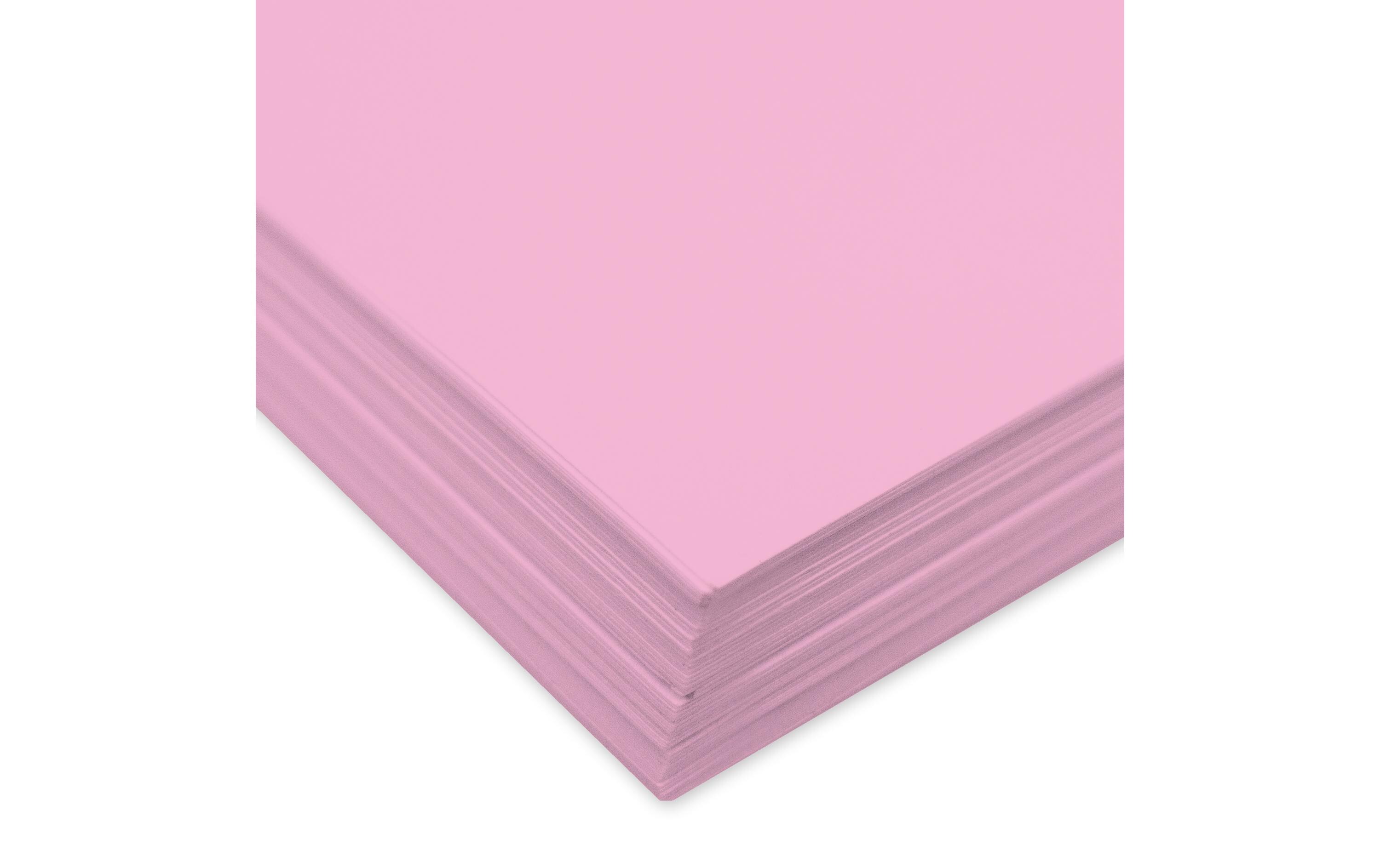 Tonzeichenpapier A4, 130 g/m², 100 Blatt, RosaTonzeichenpapier in der Grosspackung