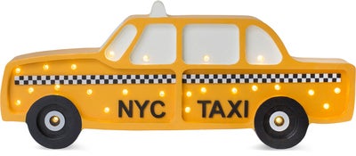 Little Lights Lampe NYC Taxi Manhattan, Gul