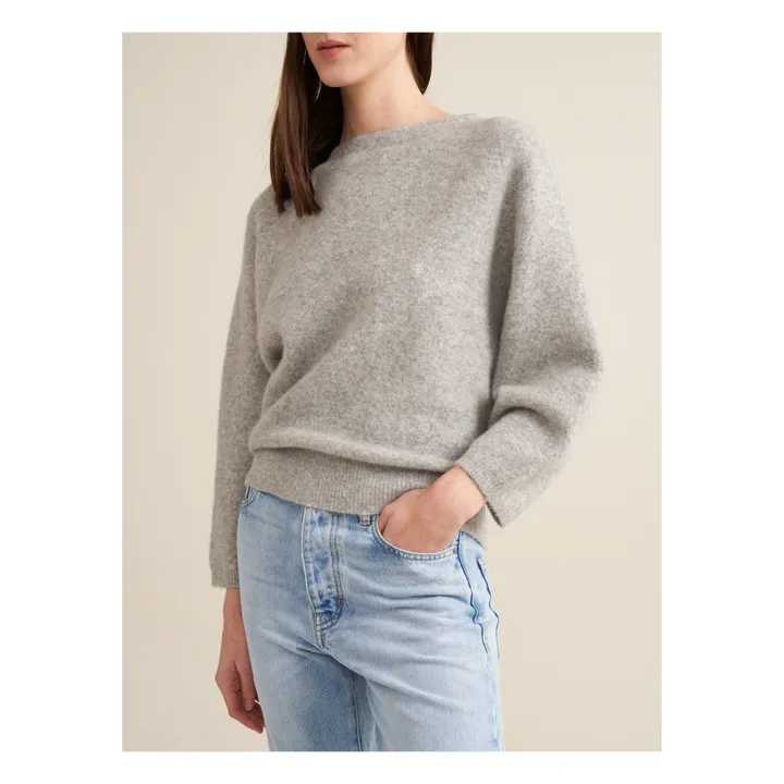 Bellerose Pull Deris Laine - Collection Femme | Gris clair