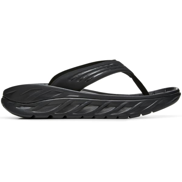 Tong de récupération HOKA ONE ONE ORA RECOVERY FLIP BLACK/DARK GULL GRAY