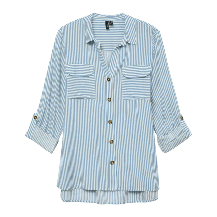 Vero Moda Bumpy New Woven LS Top Dames
