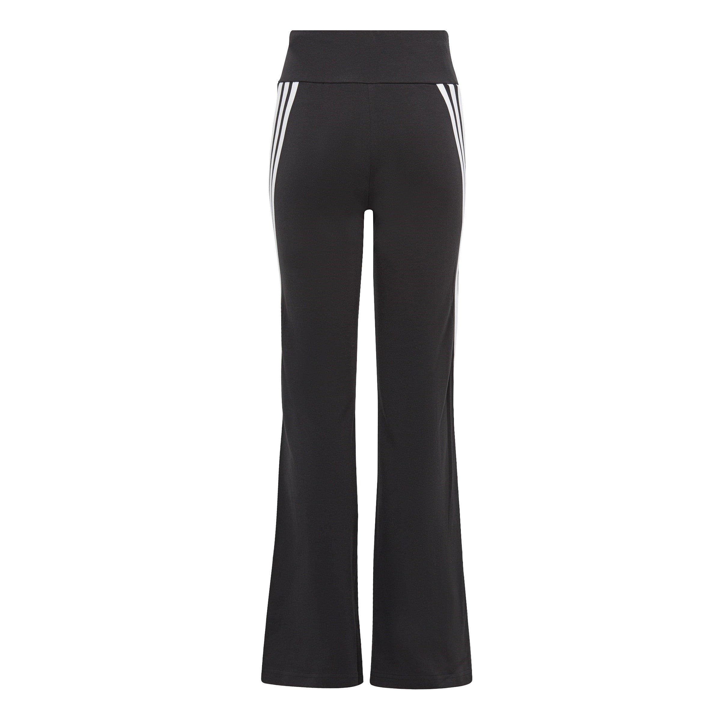 adidas Future Icons 3-Stripes Cotton Flared Leggings Juniors