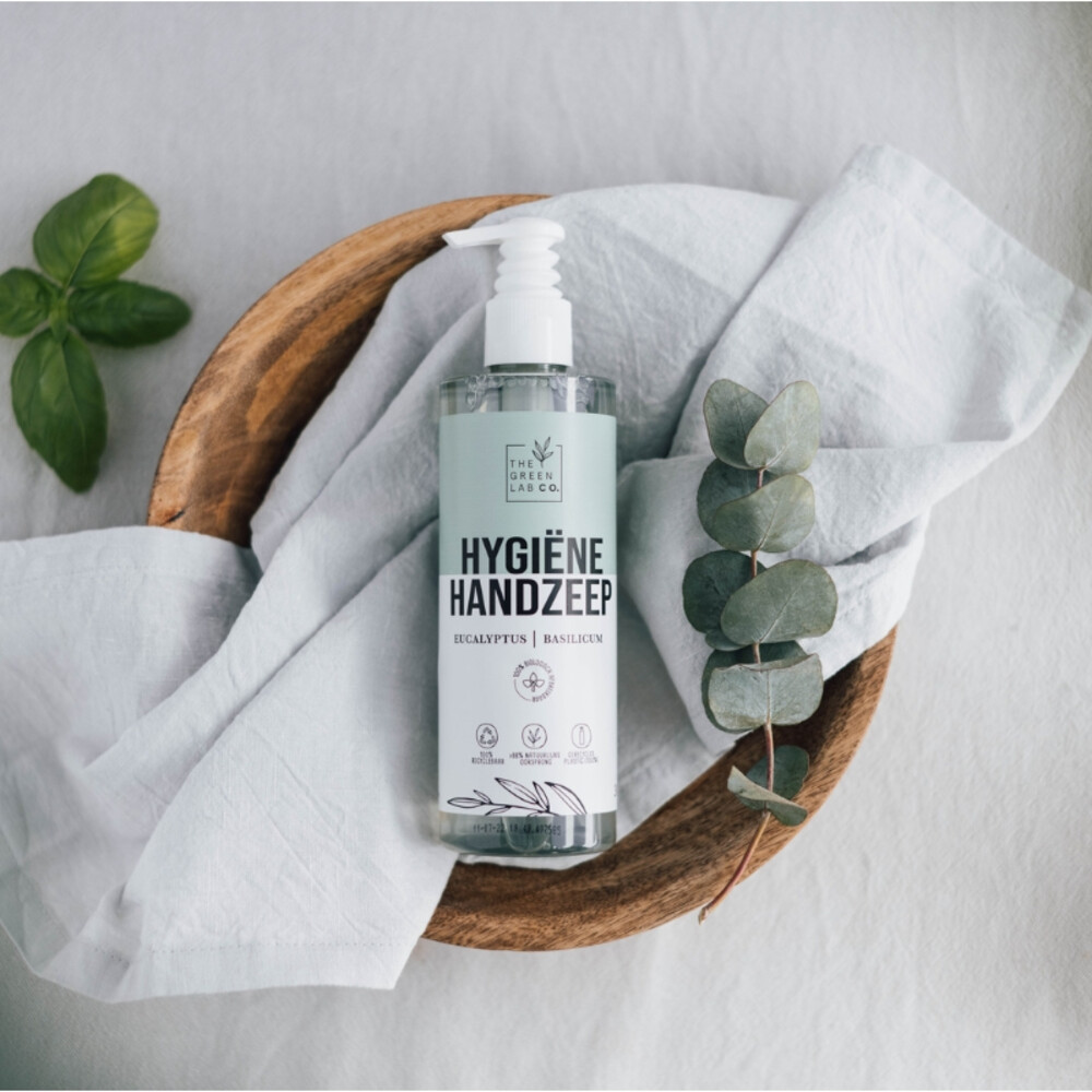The Green Lab Co Vloeibare Handzeep Eucalyptus & Basilicum300 ml