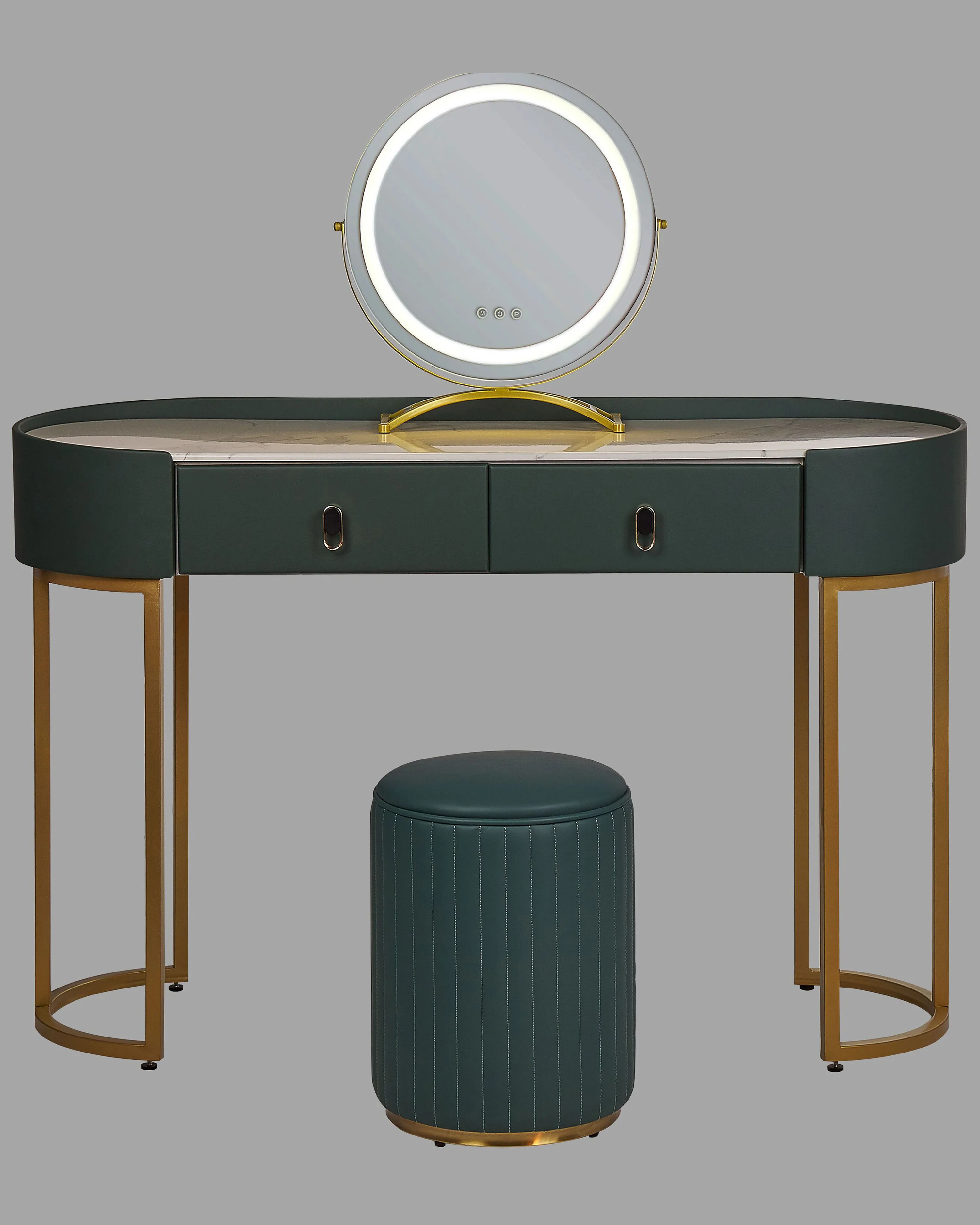 Kaptafel VINAX LED Donkergroen