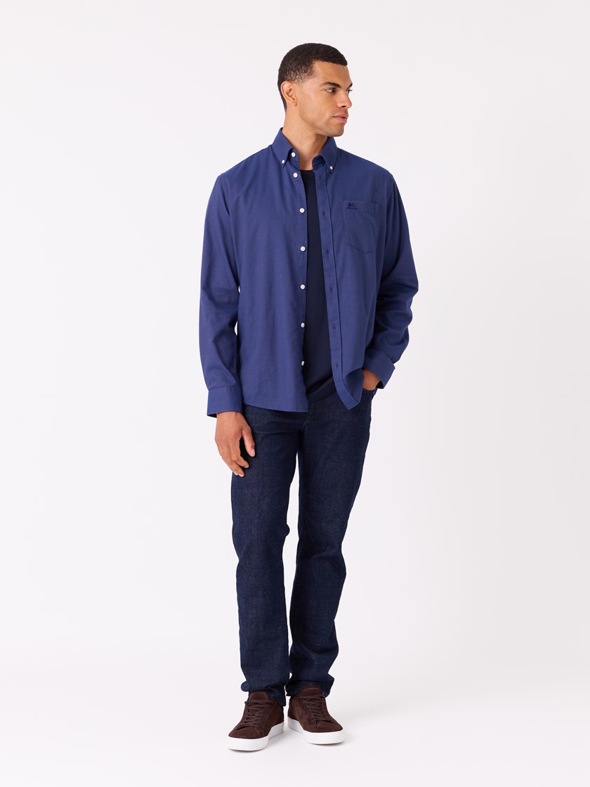 Keith skjorte - Classic fit Medieval Blue