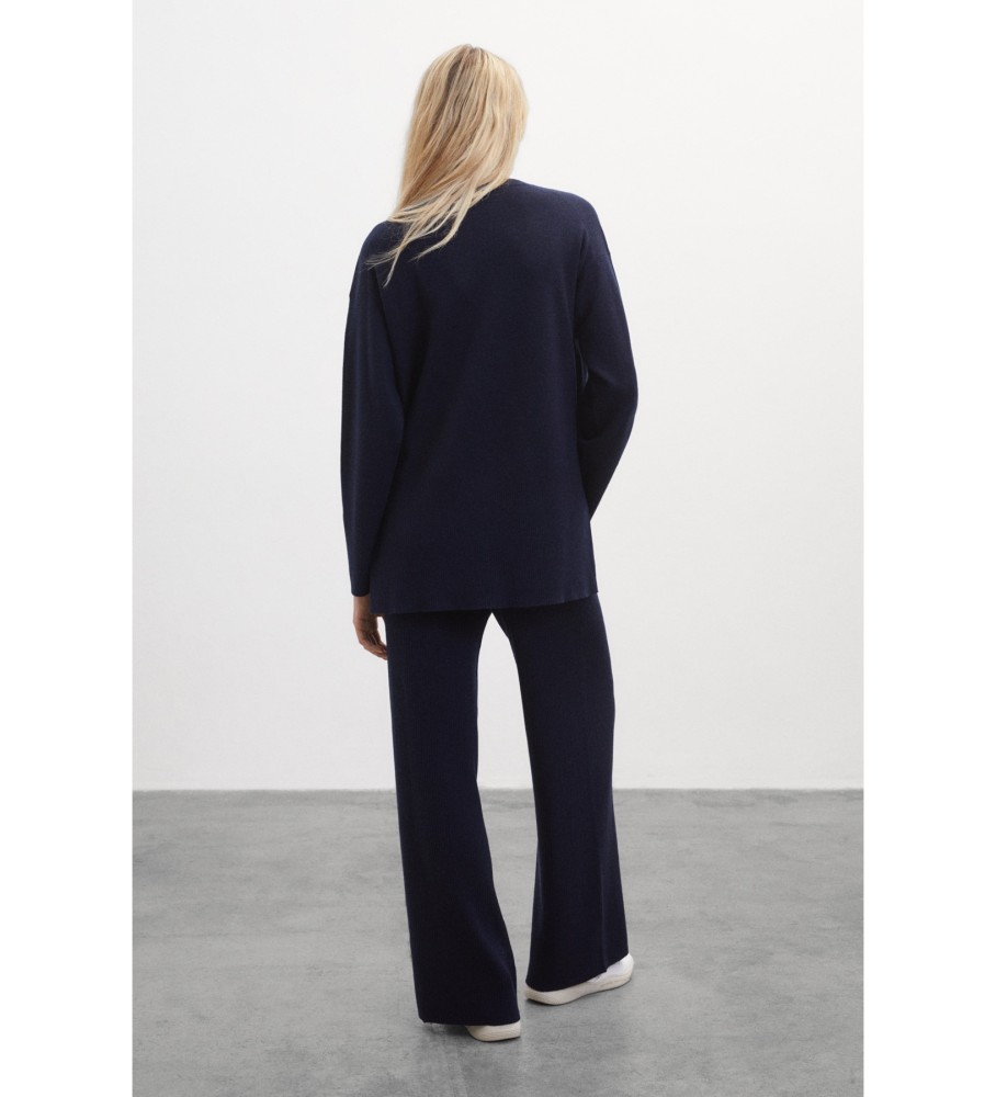 ECOALF Jersey Bergamota Azul Marinho