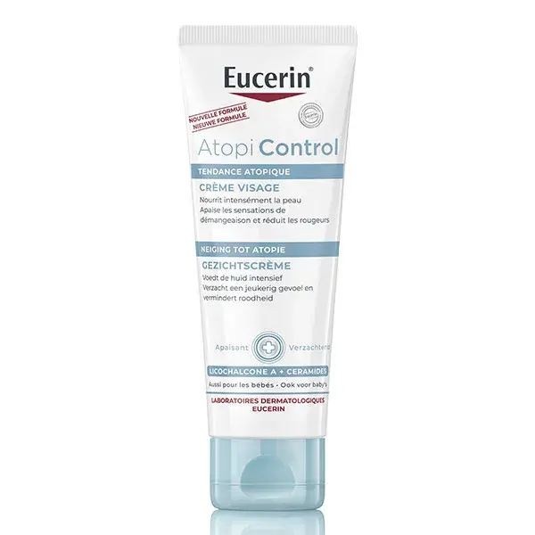 Eucerin AtopiControl Crème Visage Calmante Peaux Atopiques 50ml
