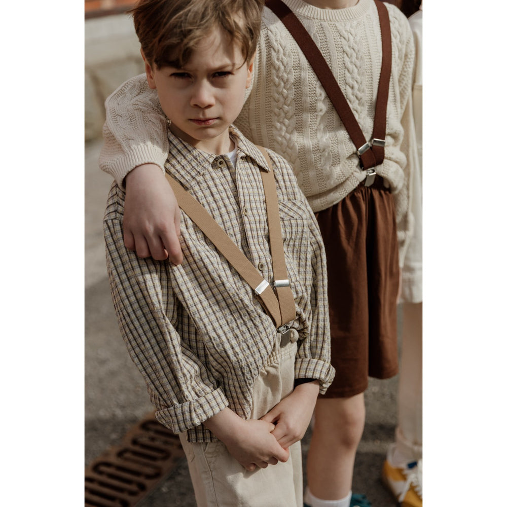 Køb Silly Silas Sand Brown Kids' Braces
