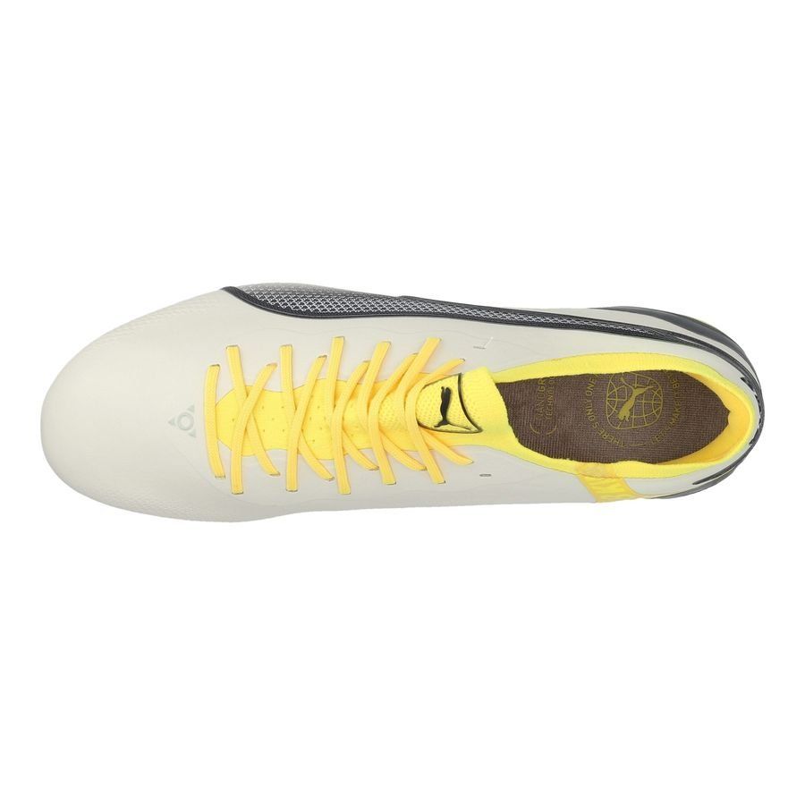 PUMA King Ultimate FG/AG Voltage - Alpine Snow/Gris/Yellow Blaze Femme