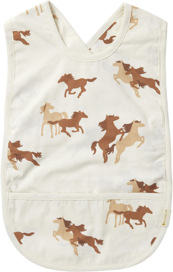 Fabelab Cross Back Bib - Wild at Heart Print multi