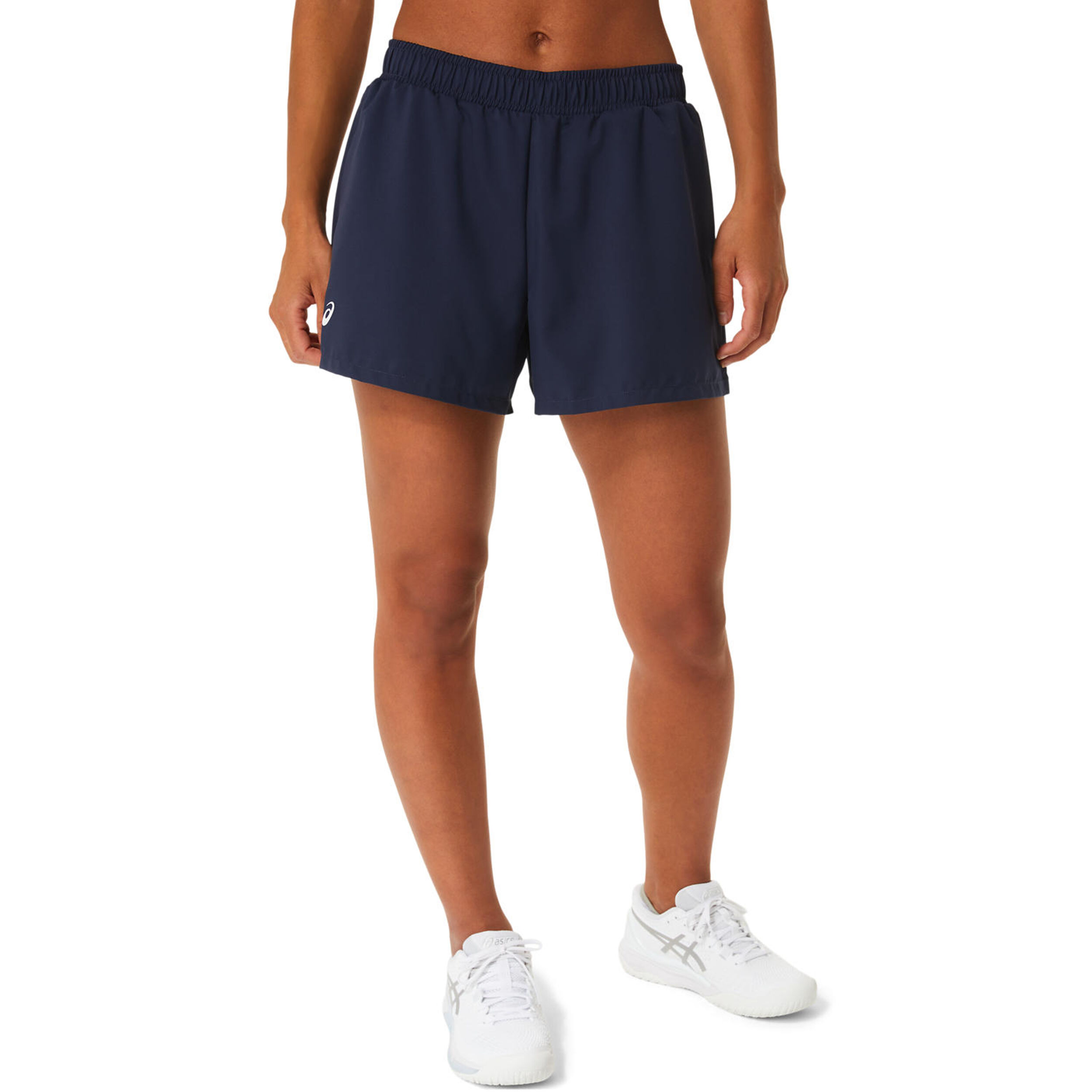 ASICS Court Shorts Femmes - Bleu Foncé , Blanc