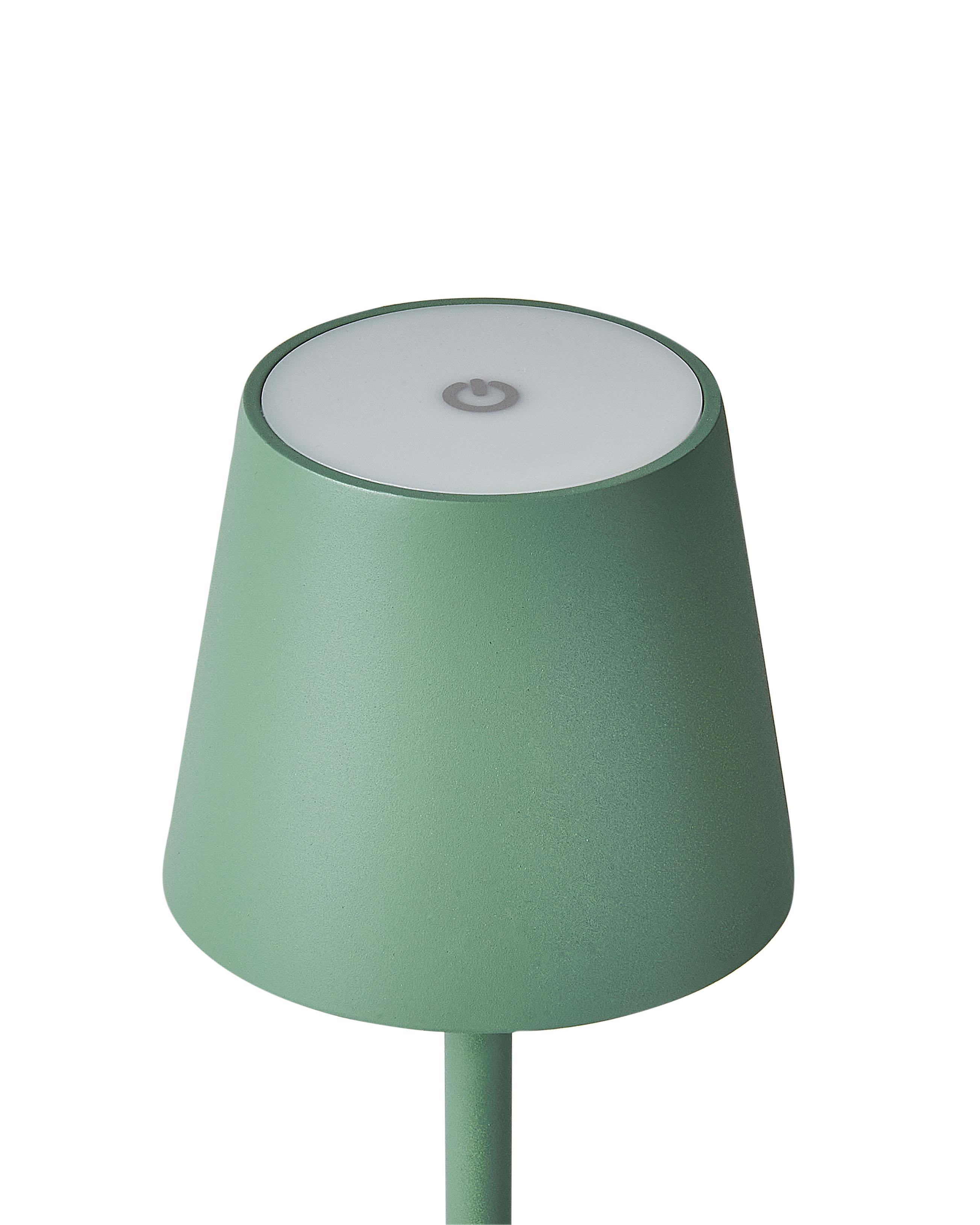 LED draadloze tafellamp BACEIRO met dimmer Metaal Groen
