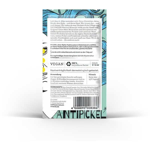 Anti Pickel AHA & BHA Reinigungsmaske