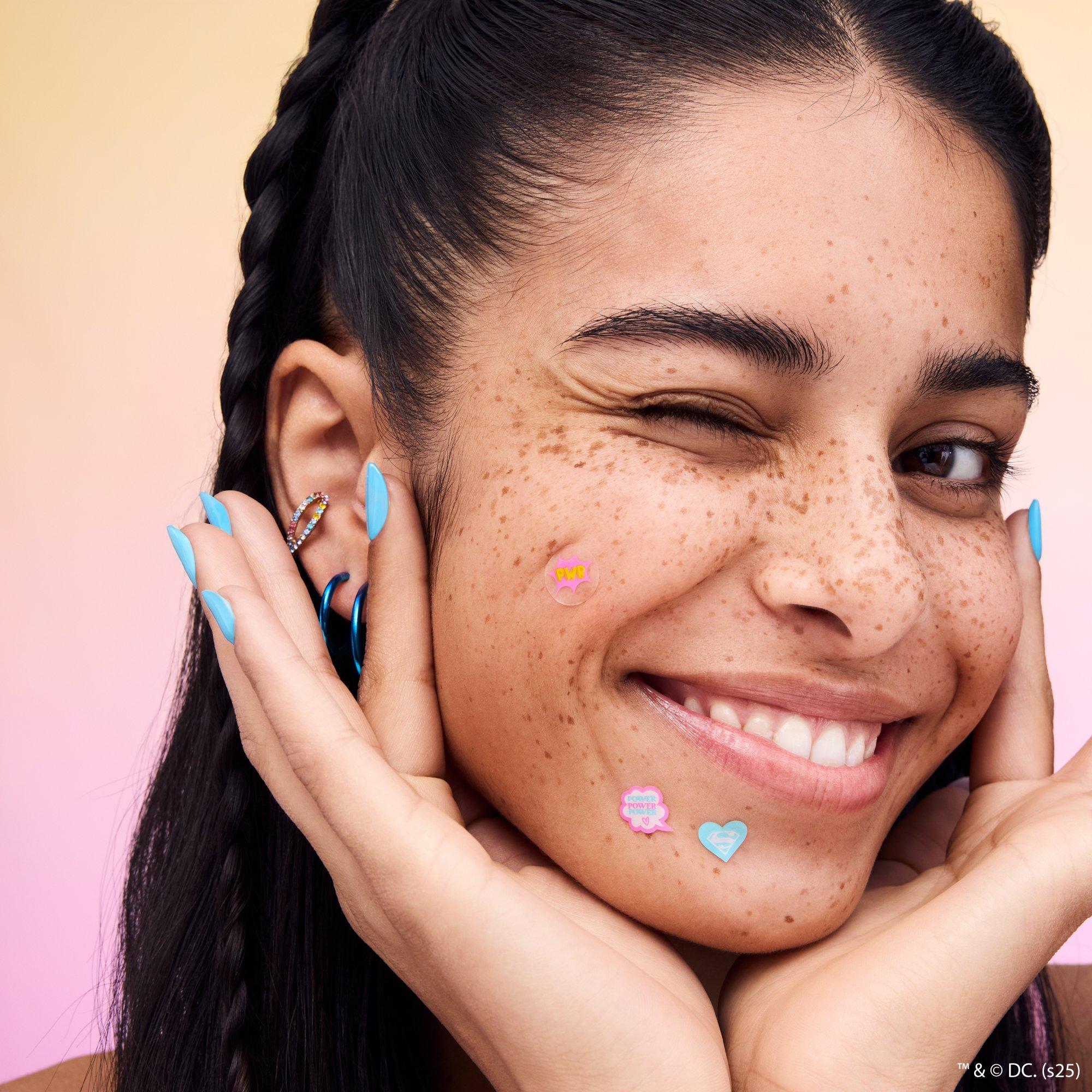 Superman pimple patches