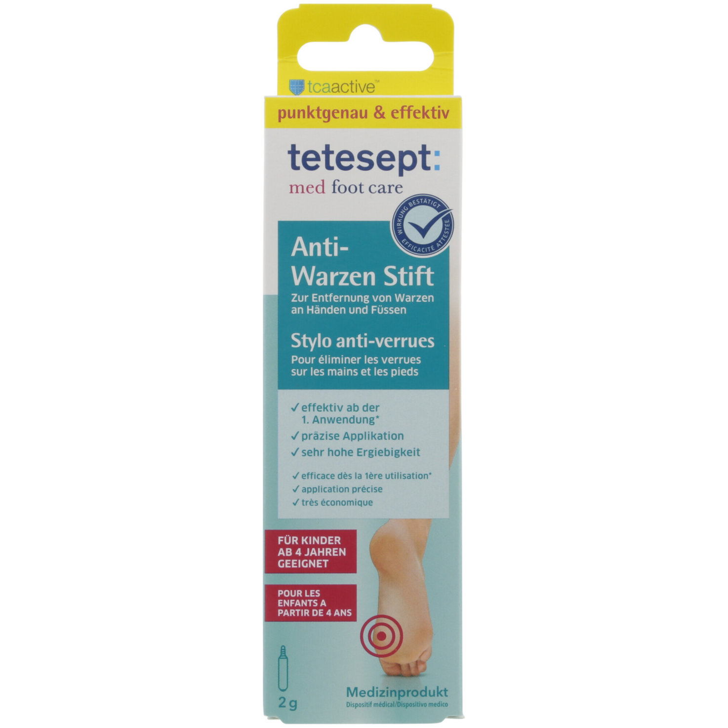 Tetesept med foot care Anti-Warzen Stift