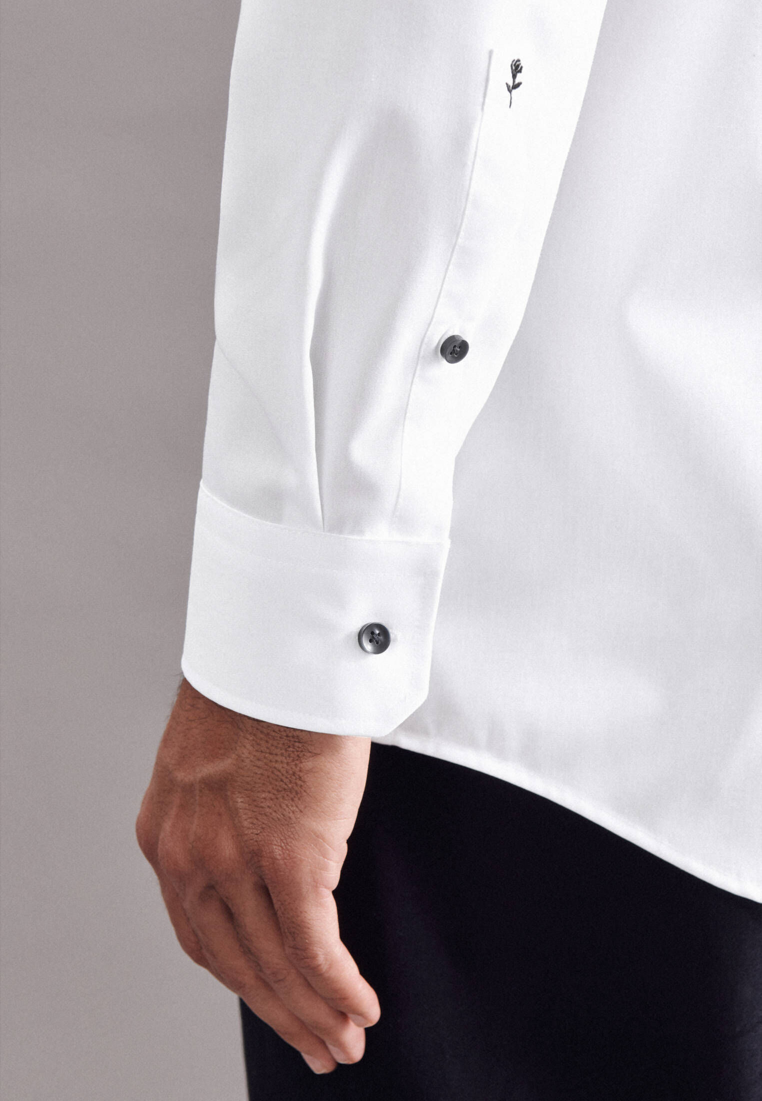 Seidensticker| Herren Hemd Modern Fit Langarm