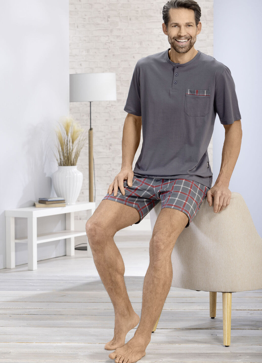 Zweierpack Shortys mit Knopfleiste