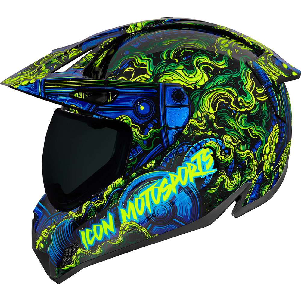 Icon - Casque Variant Pro Willy Pete™ Bleu / Vert