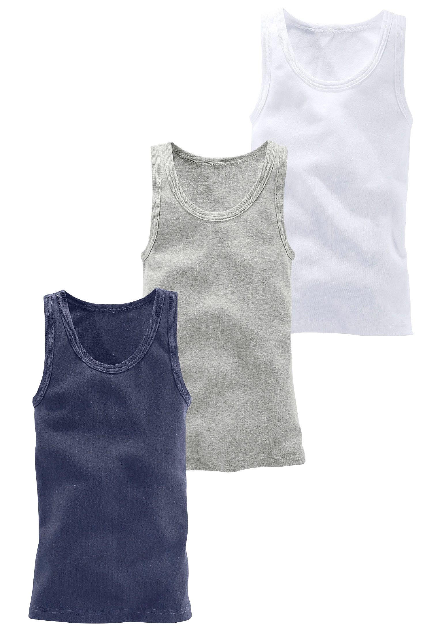 H.I.S Tanktop Packung, 3 Stk. tlg. ideal zum Drunterziehen