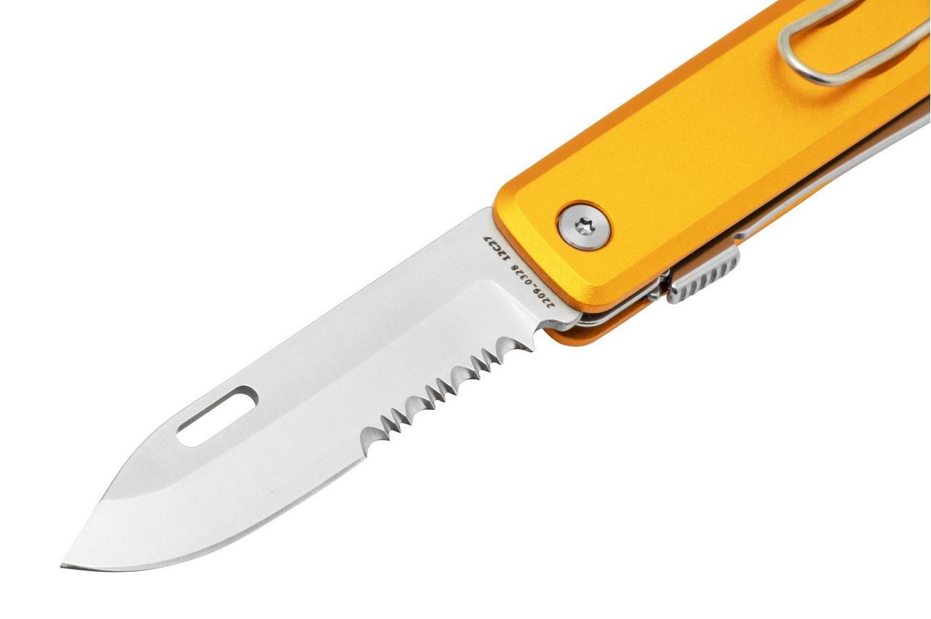 The James Brand The Ellis Scissors, Canary, Aluminum Serrated, zakmes
