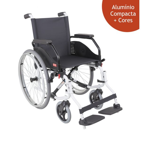 Orthos Xxi Cadeira de Rodas Latina Compact Largura Assento Cadeiras : 43 cm Cores (amostra): Cinza