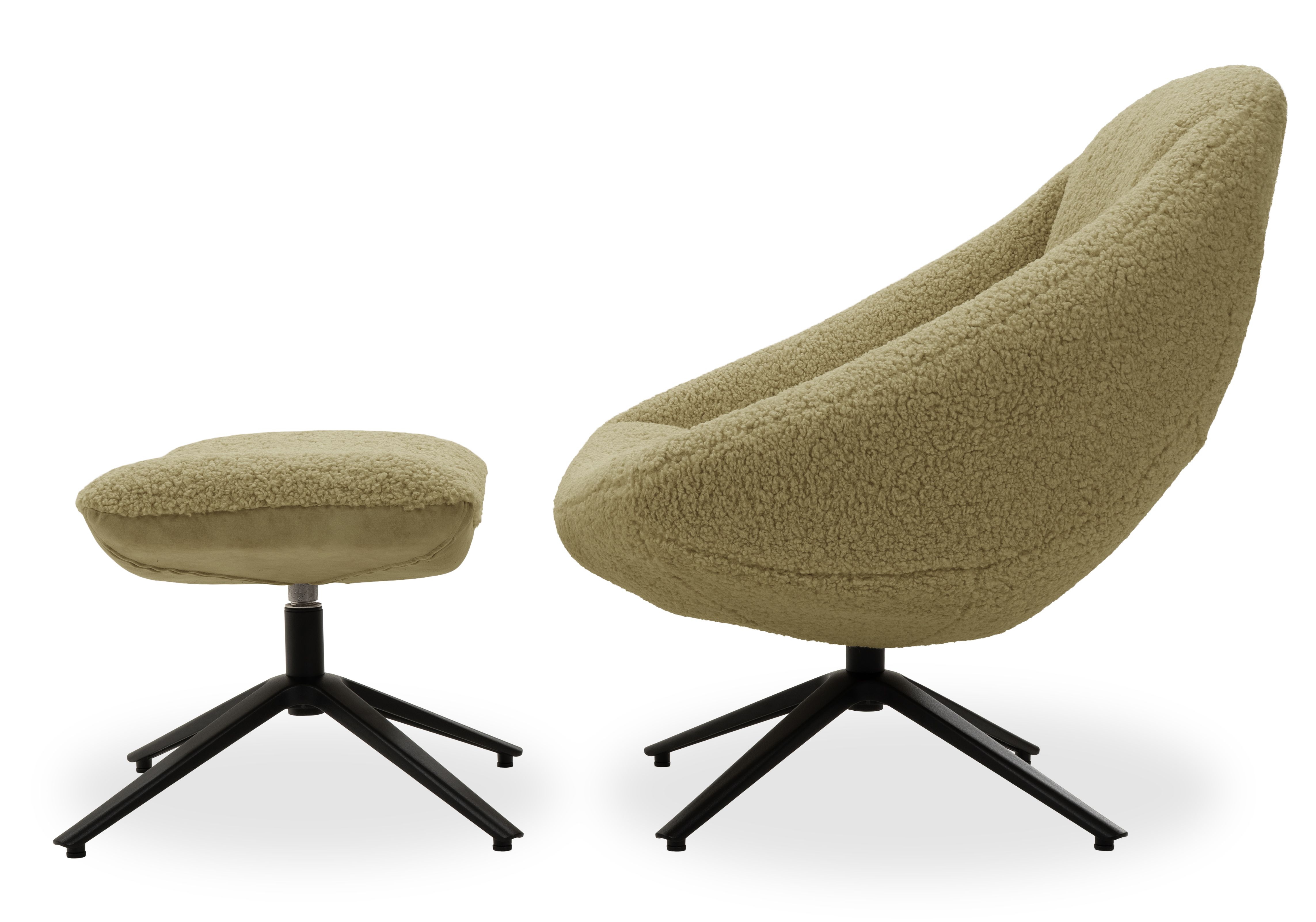 Draaifauteuil Boudewijn B89 x D80 x H97 cm
