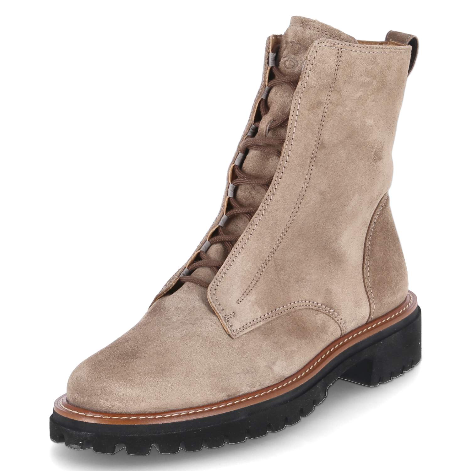Paul Green Schnürstiefeletten - antelope