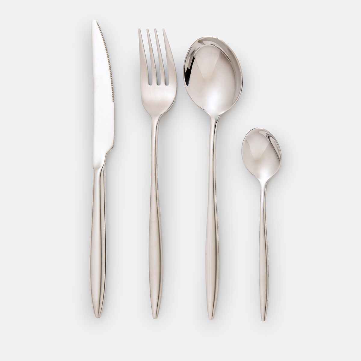 LA REDOUTE INTERIEURS<br>Conjunto de talheres de aço inoxidável de 24 peças, Elsie