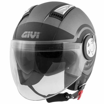 Casque Givi 11.1 AIR JET - R ROUND COLOR - Gris / Noir