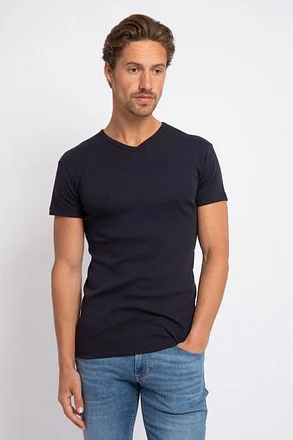 Alan Red Oklahoma T-Shirt Stretch Navy (2-Pack) 6681/2P/06 Oklahoma T-shirt Navy kopen