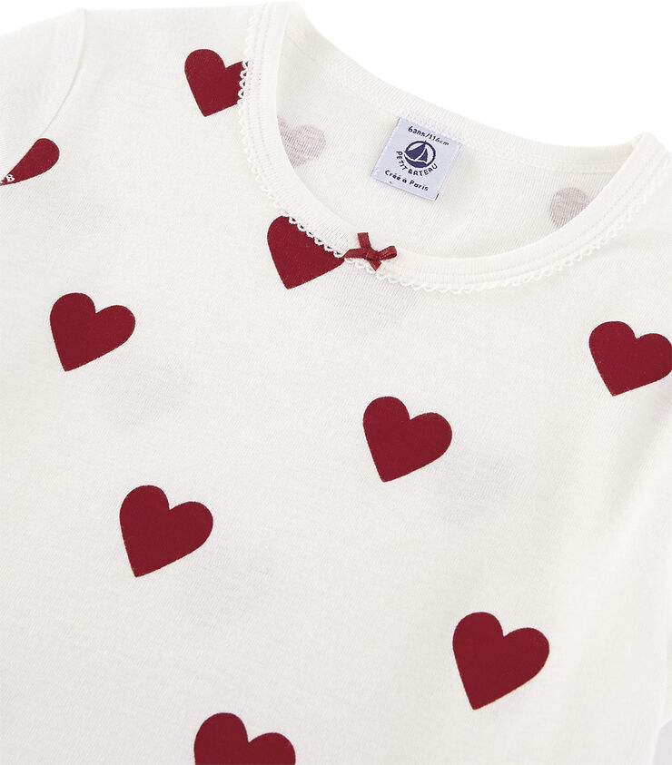 Petit Bateau SHORT SLEEVES DRESS 5Y Marshmallow/terkuit