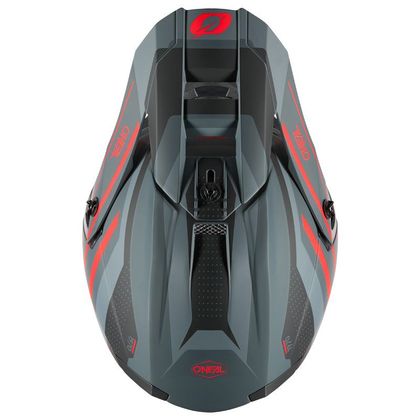 Casque cross O'Neal 5SRS POLYACRILYTE - SPIKE 2025 - Gris / Rouge