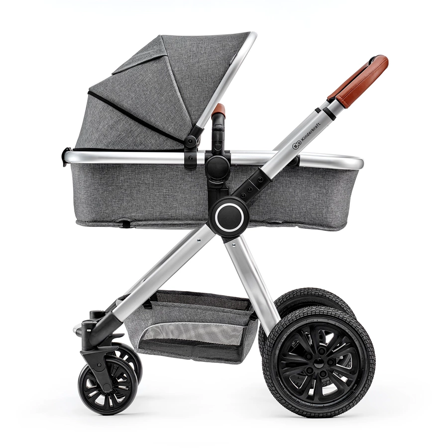 Kinderkraft Kombikinderwagen 3 in 1 Veo Grey