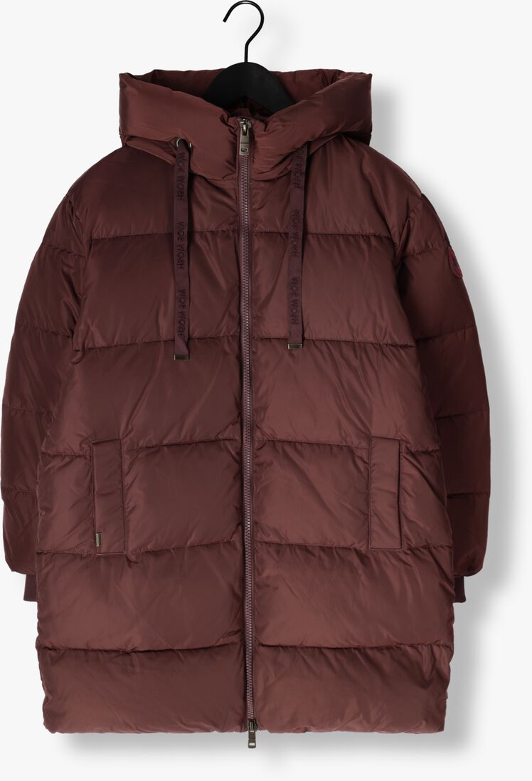 bordeaux mos mosh gewatteerde jas mmnova avon down jacket