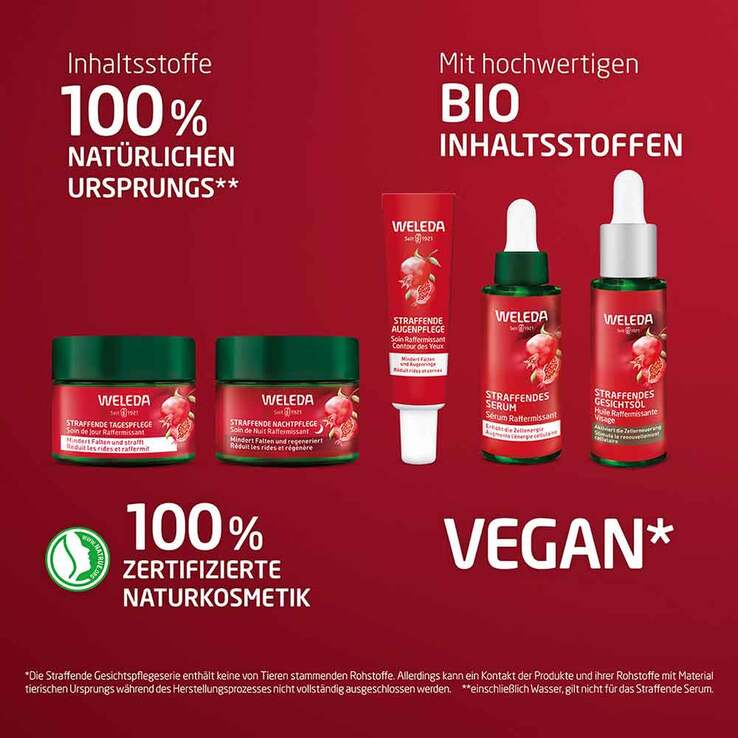 Weleda straffende Tagespflege Granatapfel & Maca, 10 ml