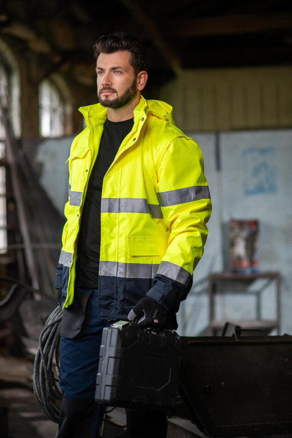 RIMECK 5V2 - Blouson haute visibilité HV Guard 4-en-1  mixte