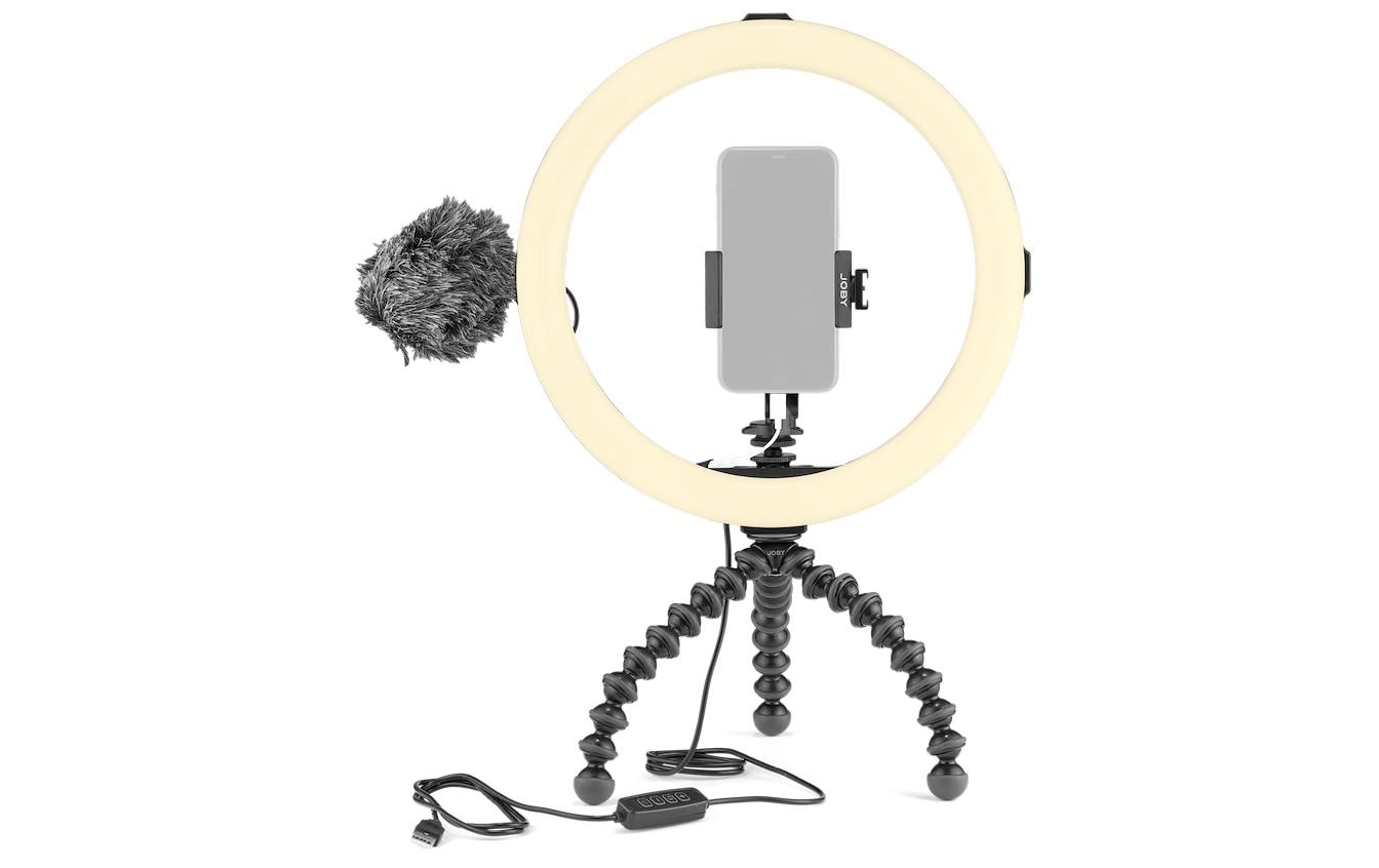 Ringlicht Beamo Complete KitRingleuchte mit GorillaPod und Mikrofon
