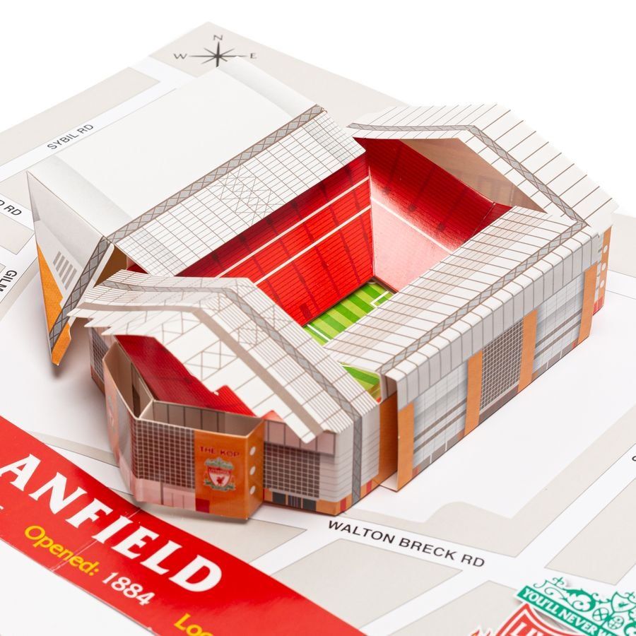 Liverpool Affiche 3D - Multicolor