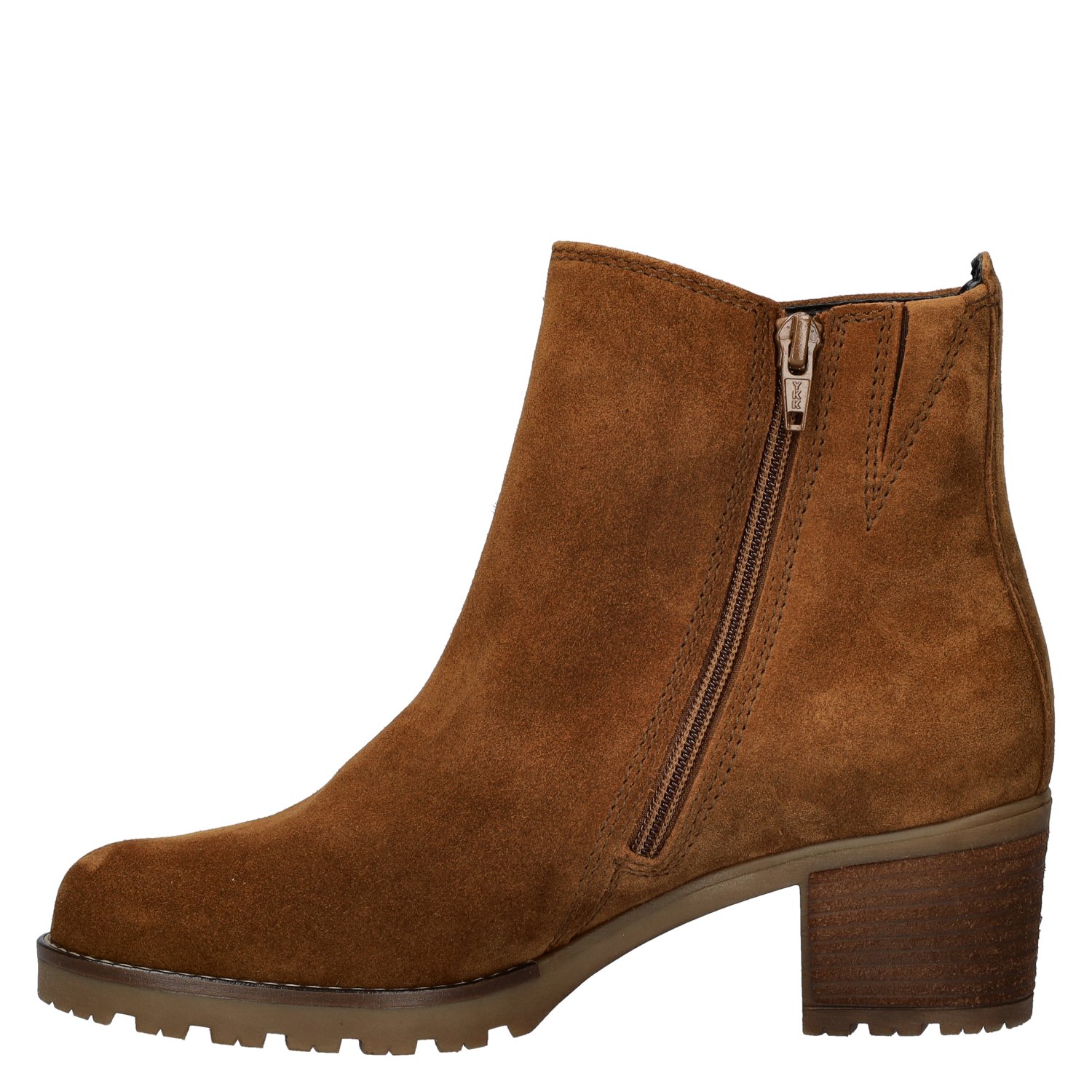 dames rits- & gesloten boot Gabor Cognac