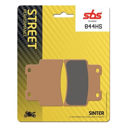 Plaquettes de freins SBS 844HS Sinter Métal Fritté avant