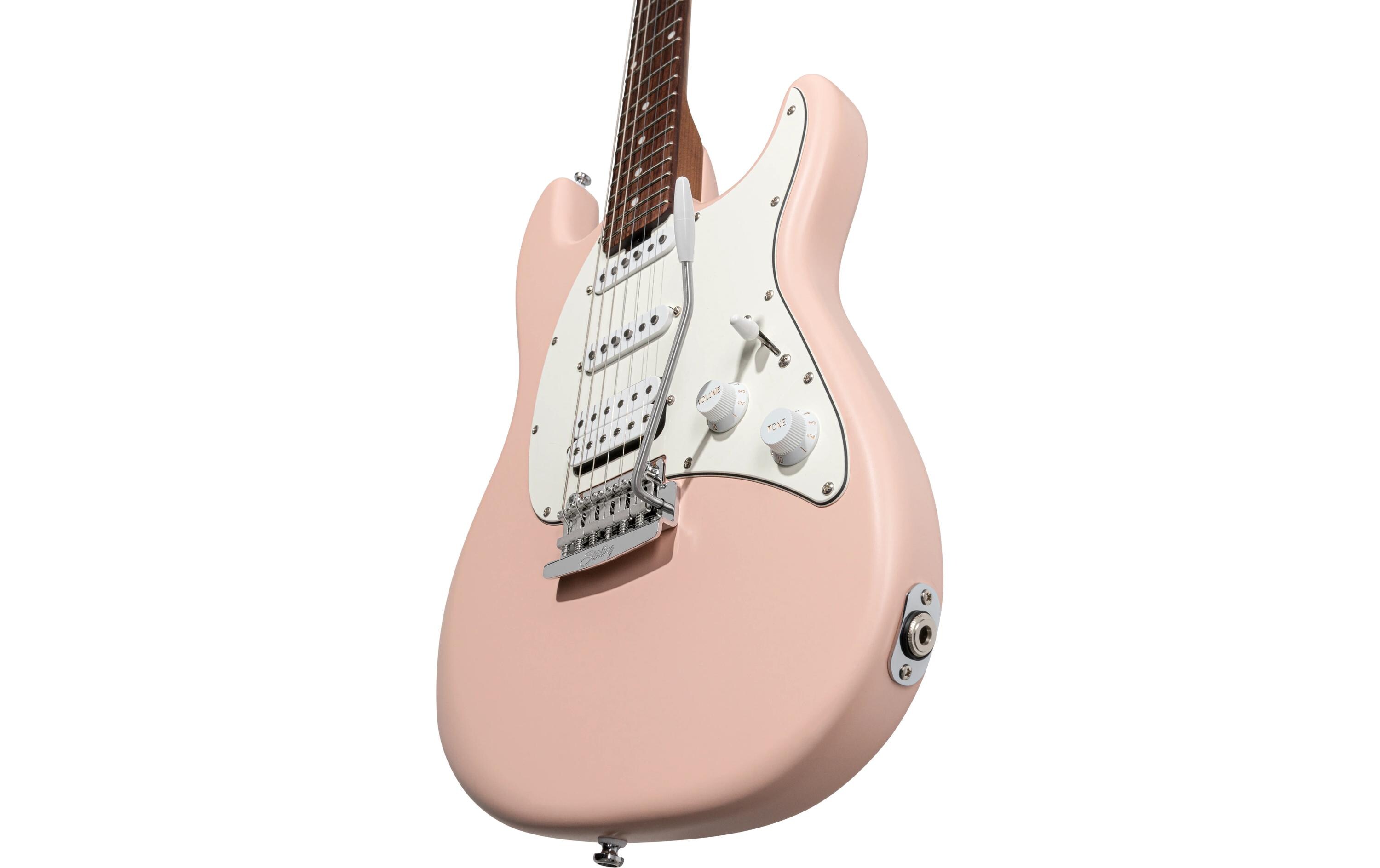 E-Gitarre Cutlass CT50 HSS Pueblo Pink Satin<br>Vintage-Look mit modernen Verzierungen