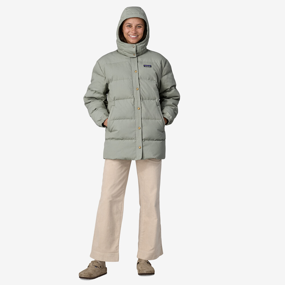Damen-Daunenparka aus Baumwolle