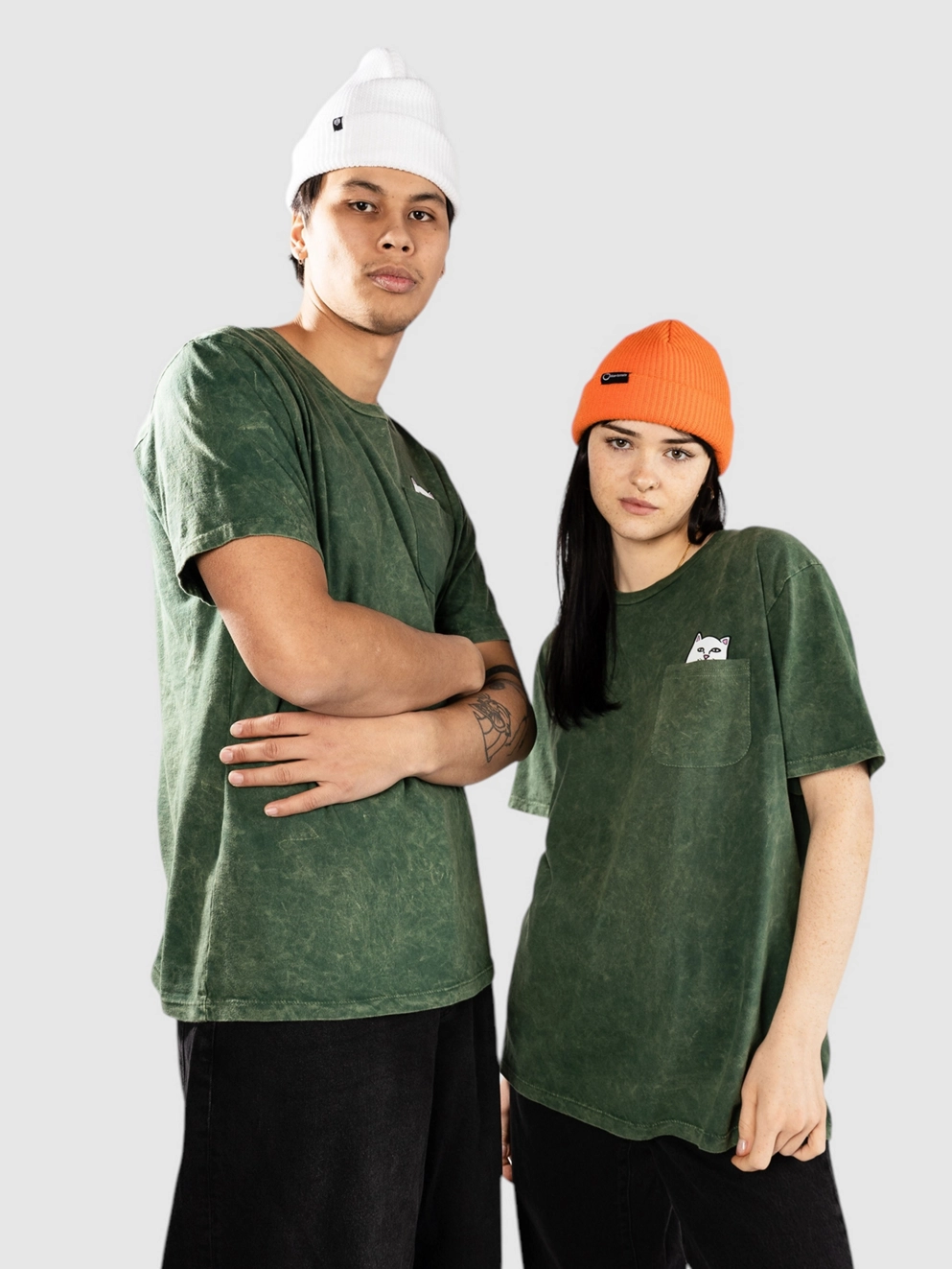 RIPNDIP Lord Nermal T-Shirt hunter mineral wash