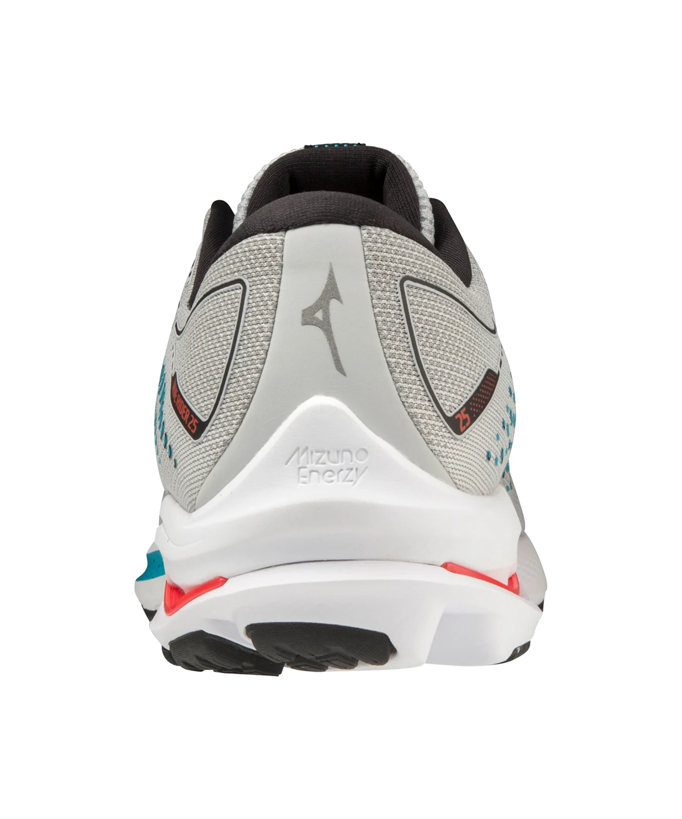 Mizuno Wave Rider 25 Running Grau Blau Rot F09