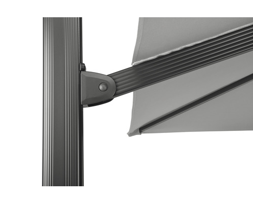 Schneider Rhodos Smart parasol, 300 x 300 cm, zilvergrijs