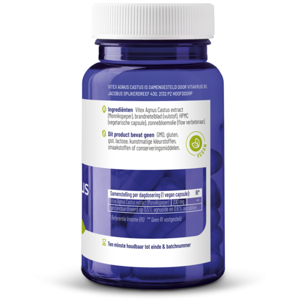 Vitakruid Vitex Agnus Castus 60 vegacapsules